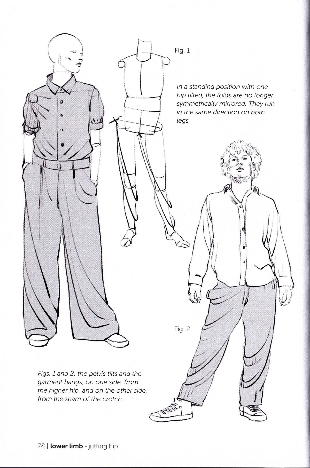 Morpho Clothing Folds and Creases Anatomy for Artists 80