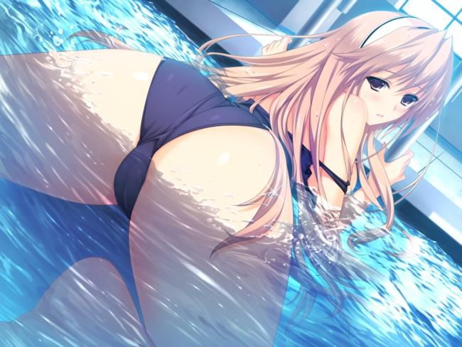 I can see the lewd charm of the swimsuit erotic image 15
