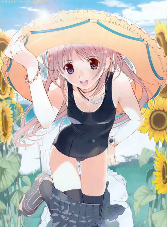I can see the lewd charm of the swimsuit erotic image 3