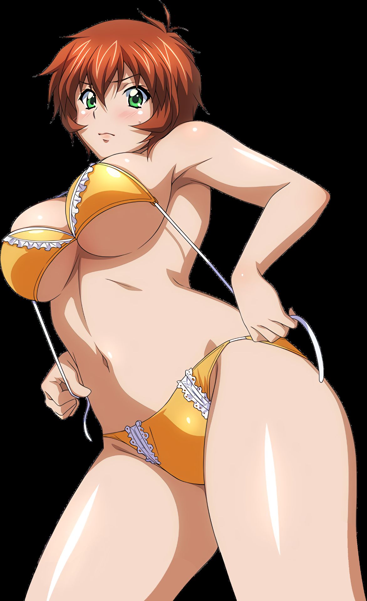 [Erotic photoshop Chara material] PNG background transparent erotic image material such as anime character that 254 17