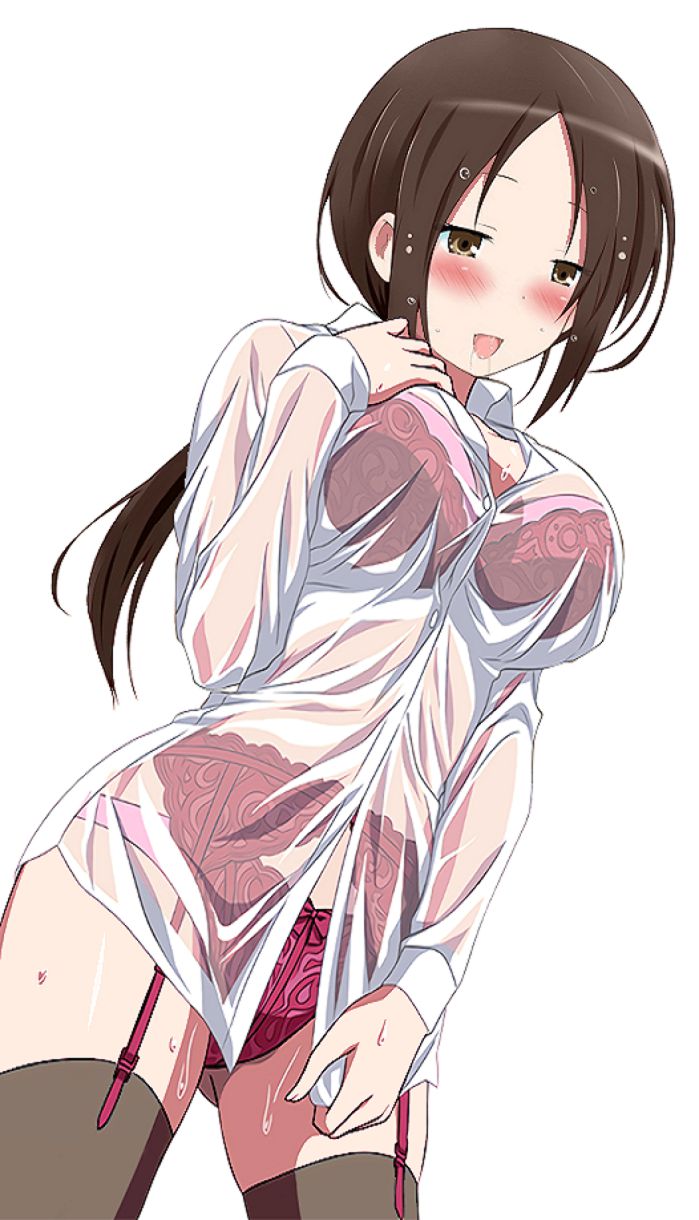 [Erotic photoshop Chara material] PNG background transparent erotic image material such as anime character that 254 28