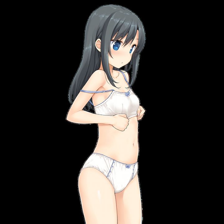[Erotic photoshop Chara material] PNG background transparent erotic image material such as anime character that 254 80