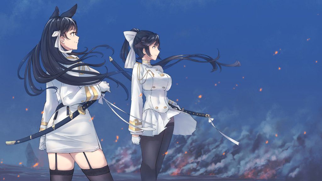 It has collected the image because Azur Lane is erotic. 4