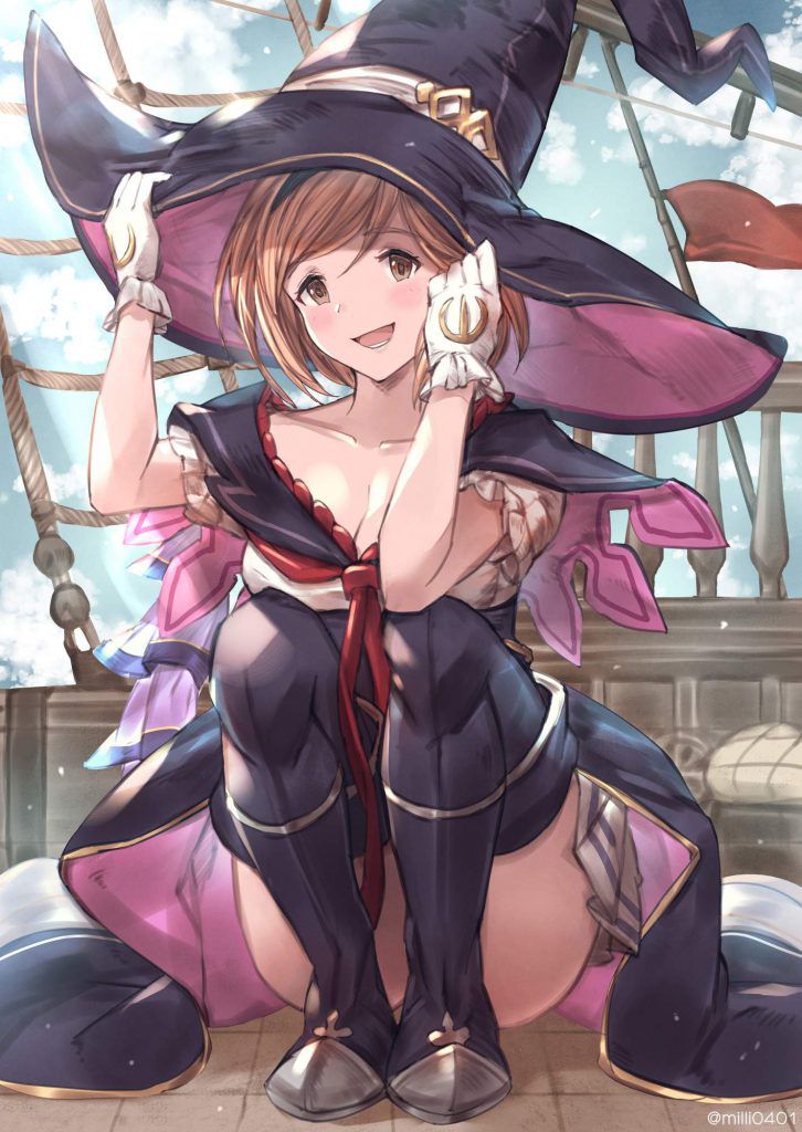 I'm going to put a cute image of the Gran Blue fantasy! 36