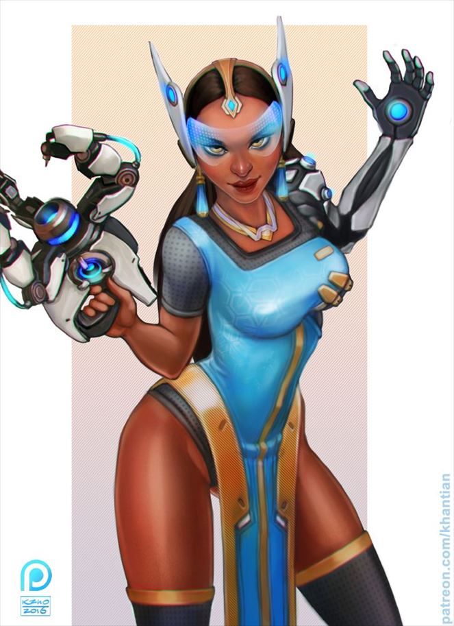 The allure of Overwatch is verified with erotic images 30