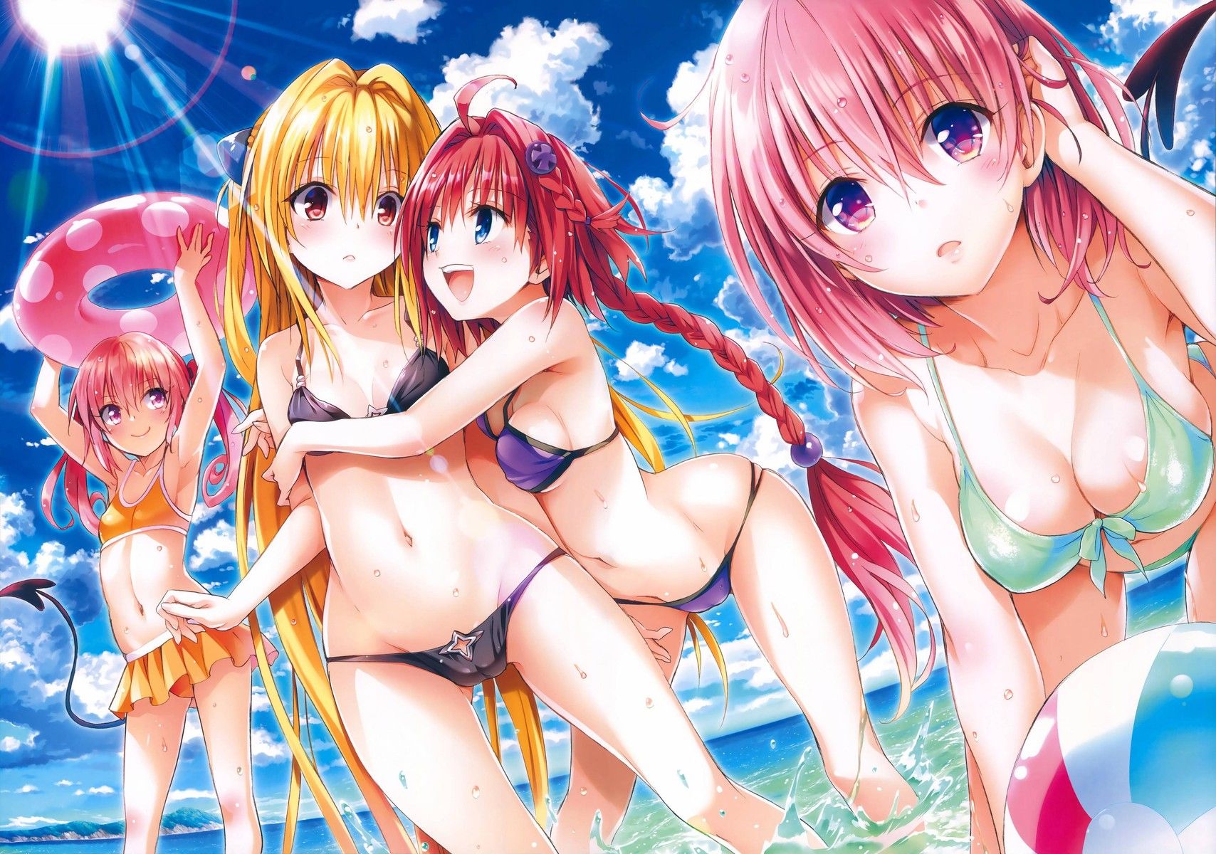 [God image] [ToLOVE RU] is not a man who does not see the erotic color illustration collection wwwwwwww 13