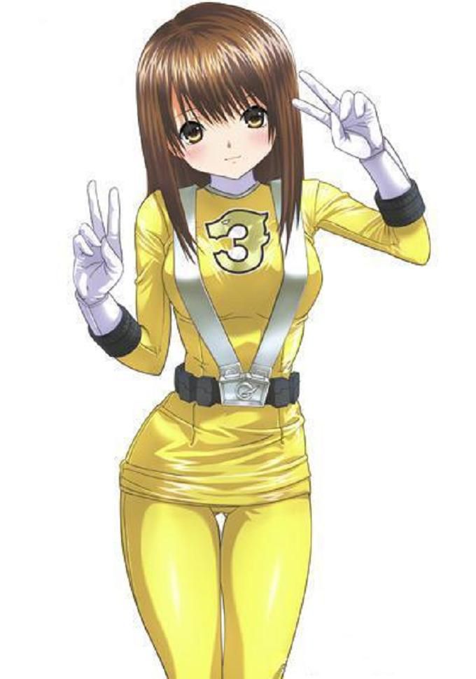 Pitchipichi's adhesion suit wedgie the secondary image of a girl who can see nipples, breasts, crotch, wwww part10 [transformation heroine, plug suit, adhesion suit] 19