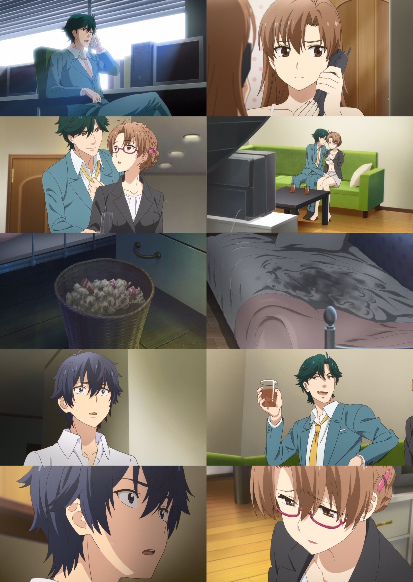 Anime [YU-NO], the scene of the sheet is Betchobecho wwwwww with condom use rolled in the sex scene 1