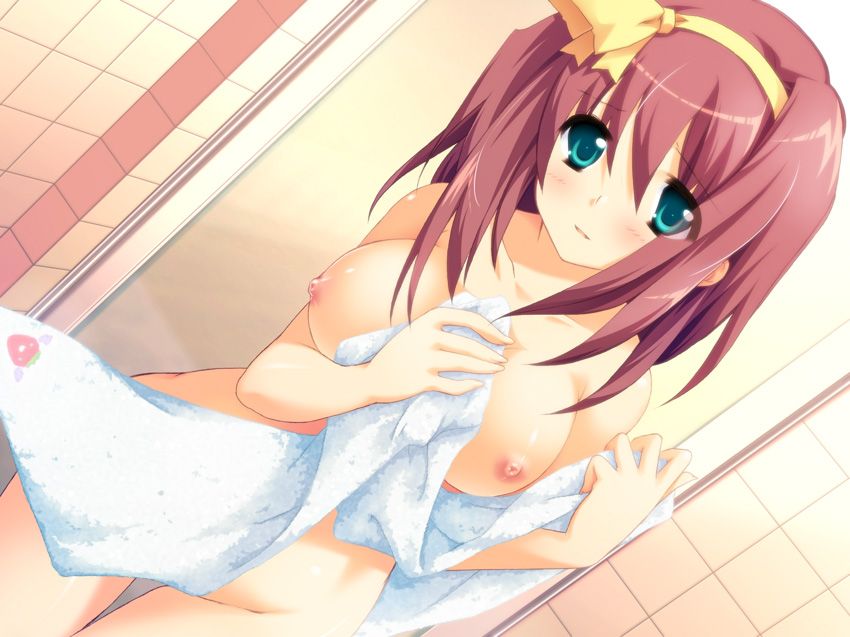 Two-dimensional bath towel to hide your body 50 photos of cute girl 1