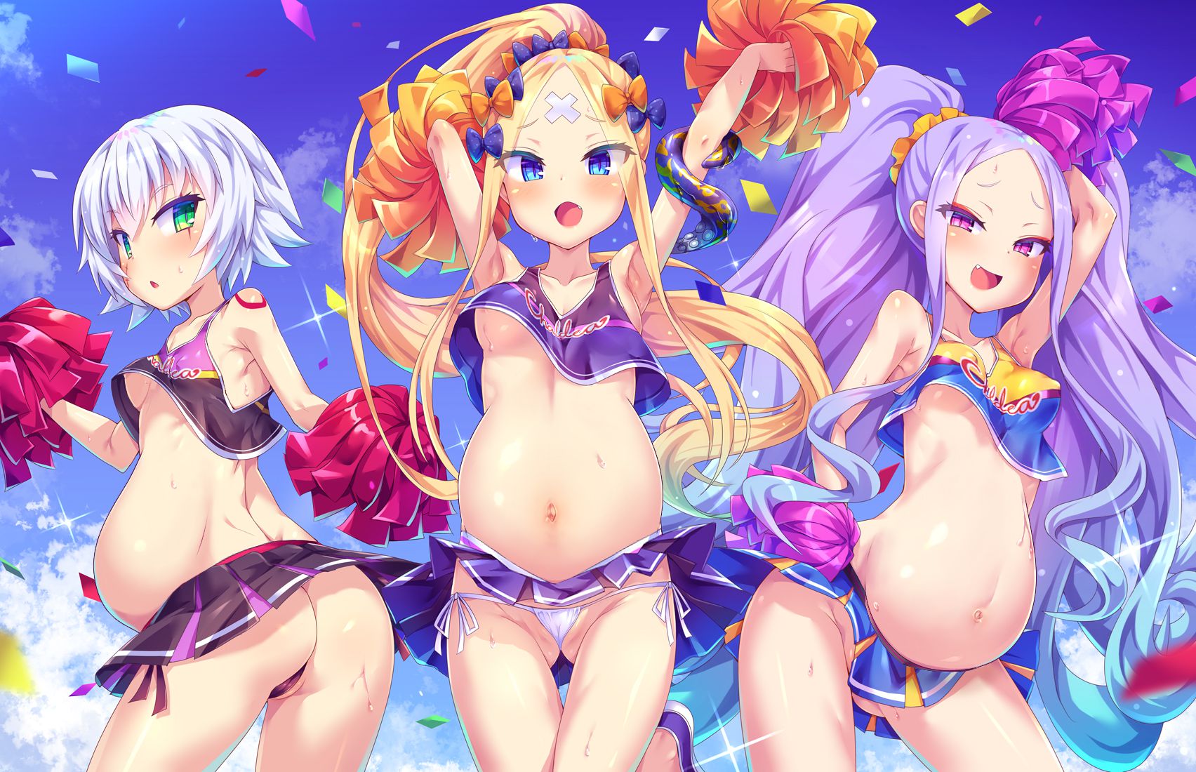 Heroines of anime and games that have been in the belly bote in erotic Photoshop [Botekora] that 49 53