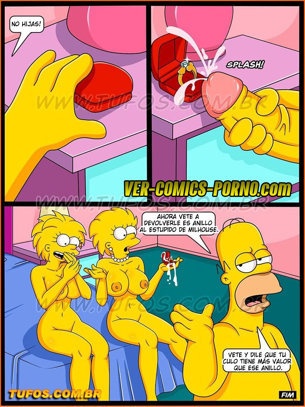 (español) El Valioso Anillo Familiar – Los Simpsons [Ver-Comics-Porno.com] 16