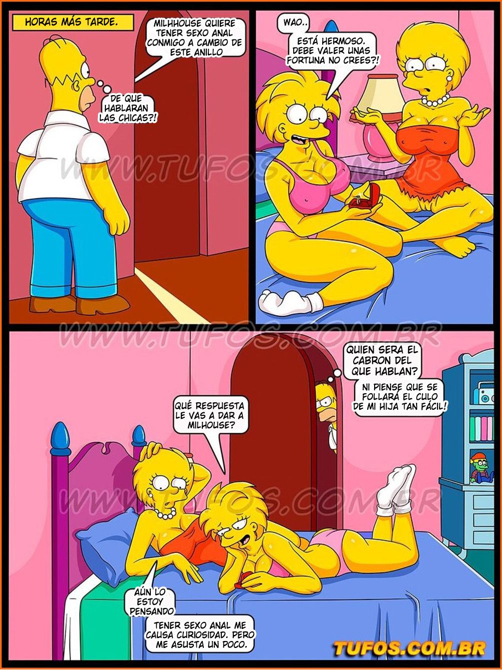 (español) El Valioso Anillo Familiar – Los Simpsons [Ver-Comics-Porno.com] 4