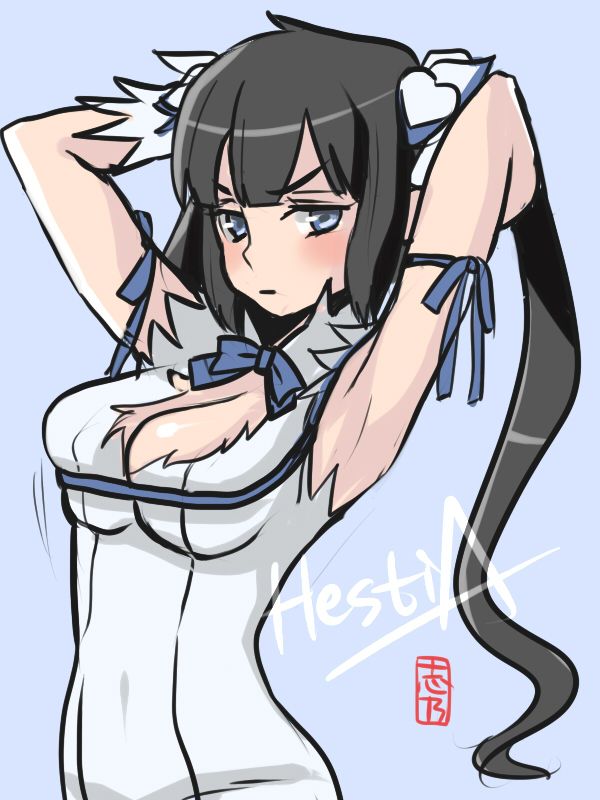 [Hestia image 11] Dirty God Hestia-chan big breasts in the string is supposed to be more and more... image wwww Part11 [Danmachi] 20
