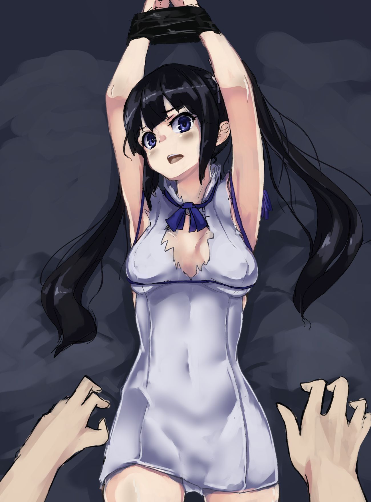 [Hestia image 07] Dirty God Hestia-chan big breasts in the string is supposed to go up fast and Ella image wwww part07 [Danmachi] 24