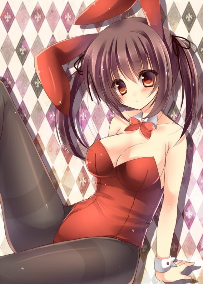Two-dimensional erotic images of bunny girl. 16