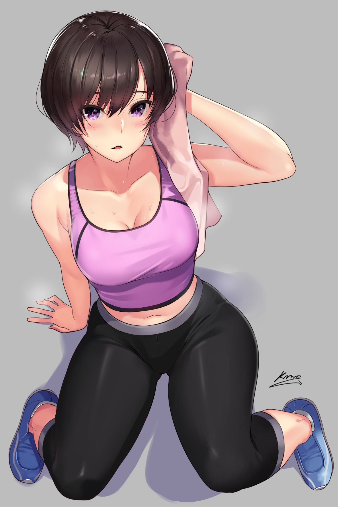 [2nd] The second erotic image of a pretty girl wearing a sports bra [sports bra] 27