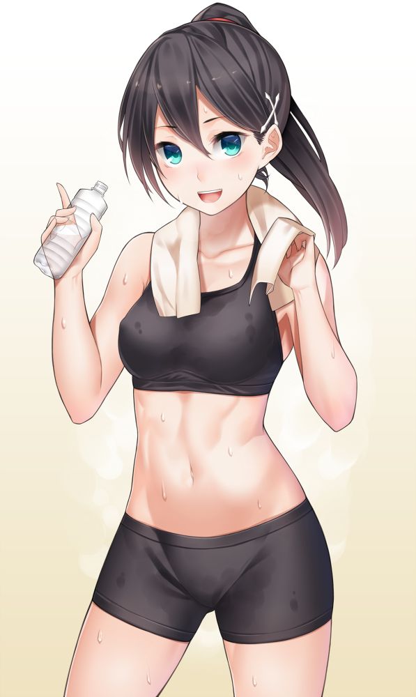[2nd] The second erotic image of a pretty girl wearing a sports bra [sports bra] 9