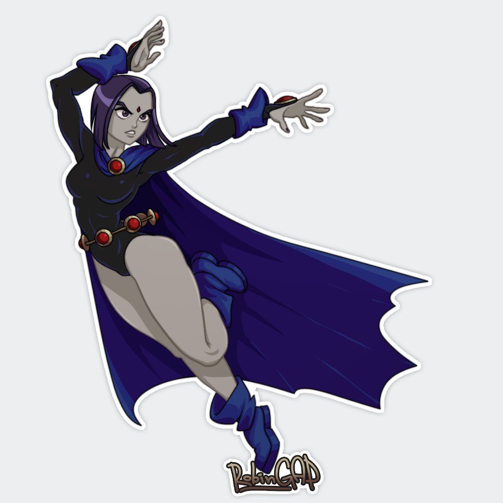 [DagniBOR] Raven vs Tentacles (Teen Titans) 1