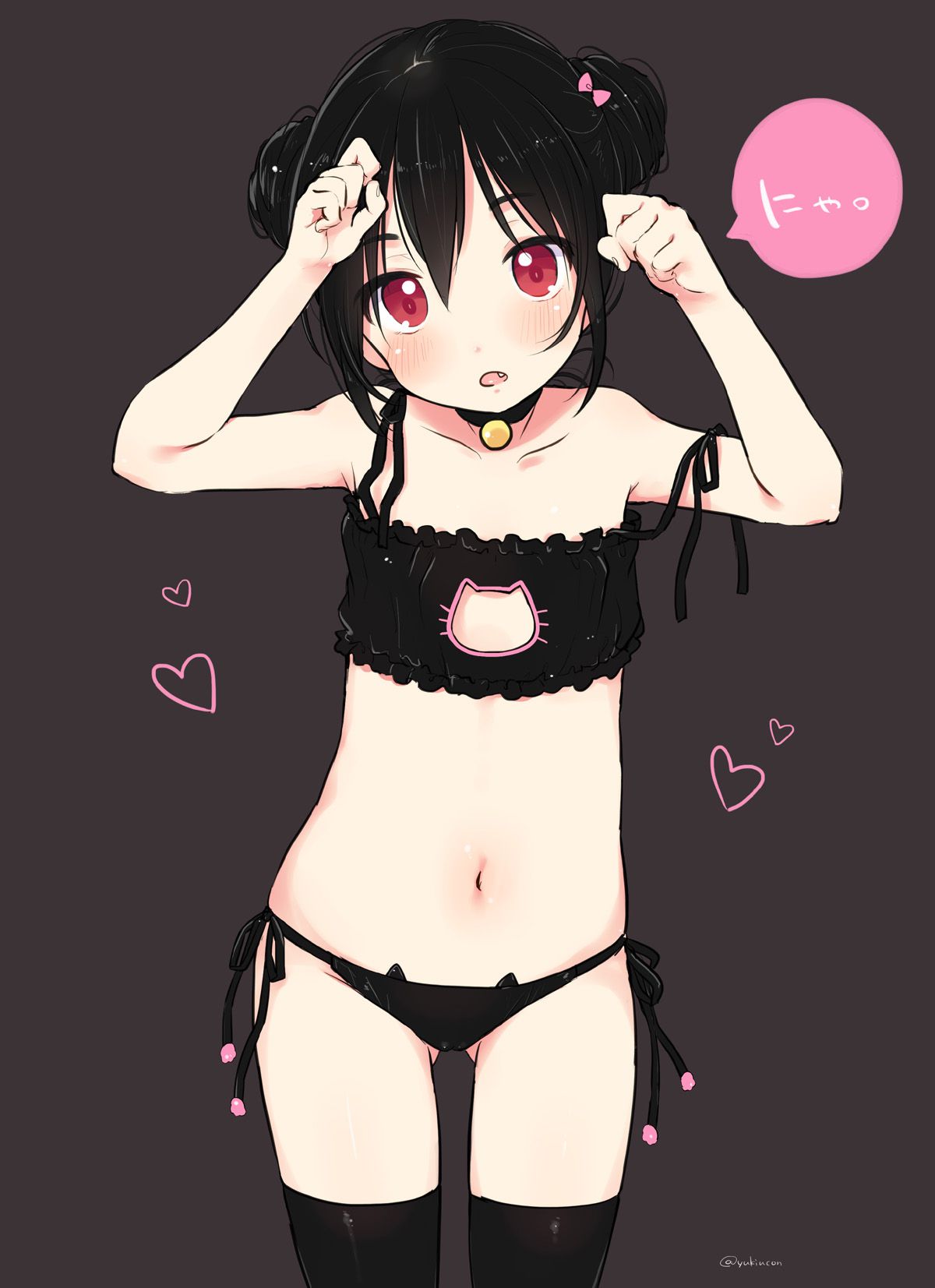 It's an example of underwear. It is a guy who is shy of the girl that I want to go to Shiko in the picture Soon!!! Part13 [Example underwear, cat bra cat] 1