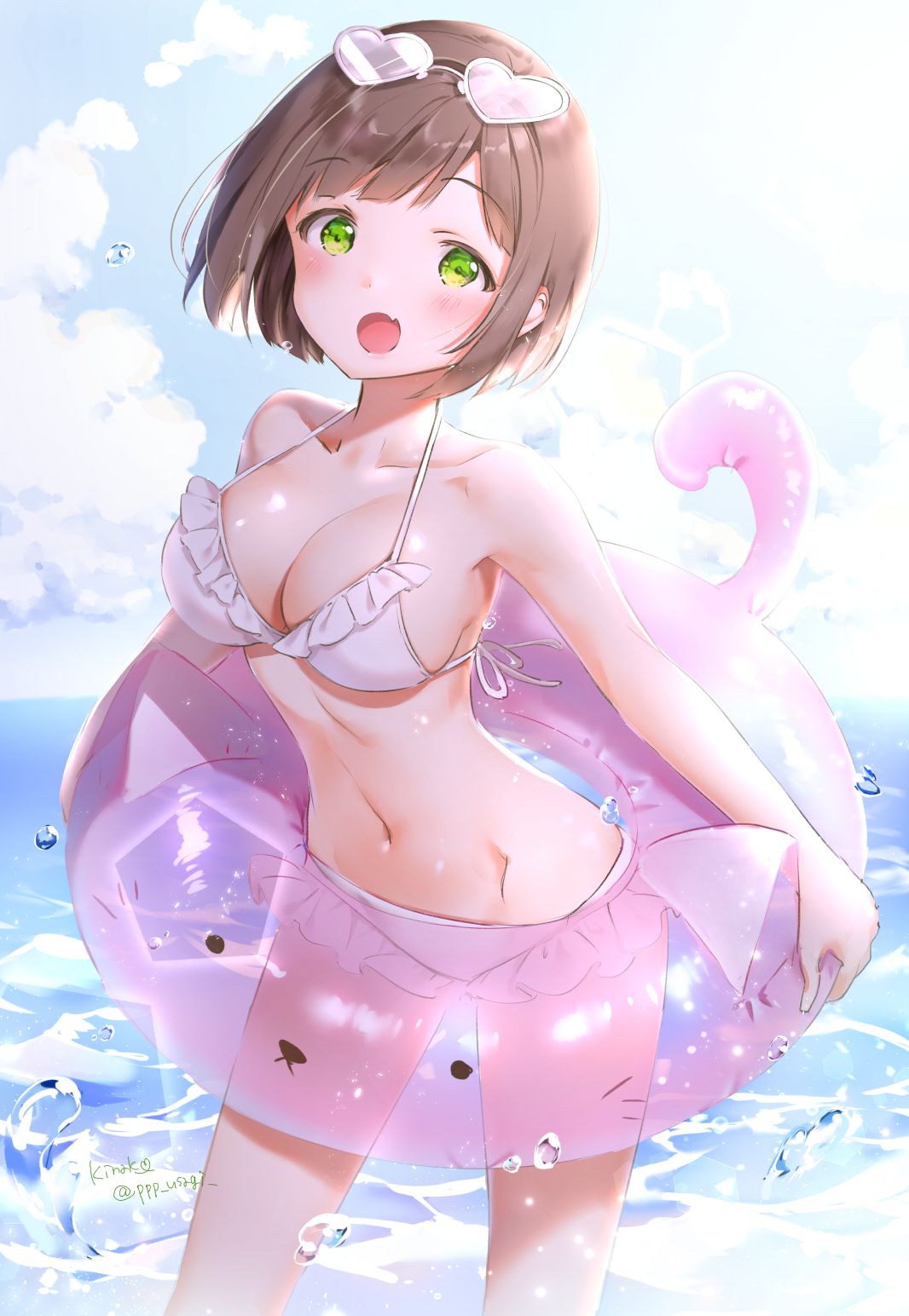 [Secondary] Moe images of swimsuit girls bathing in the sea and swimming pool 1