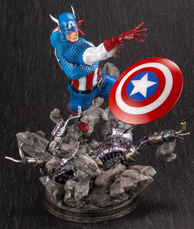 Marvel Comics Captain America Fine Art Statue [bigbadtoystore.com] Marvel Comics Captain America Fine Art Statue 13