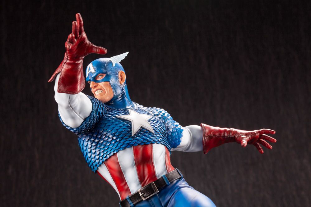 Marvel Comics Captain America Fine Art Statue [bigbadtoystore.com] Marvel Comics Captain America Fine Art Statue 18