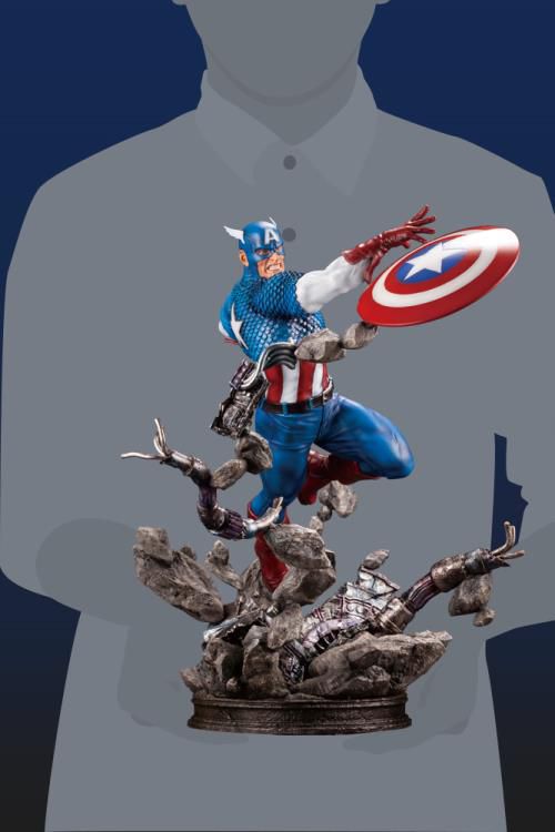 Marvel Comics Captain America Fine Art Statue [bigbadtoystore.com] Marvel Comics Captain America Fine Art Statue 20