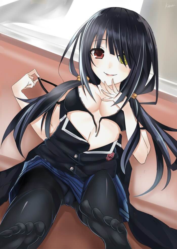 【Date a Live】Cute erotica image summary that comes through with Tokisaki Kyozo's echi 11