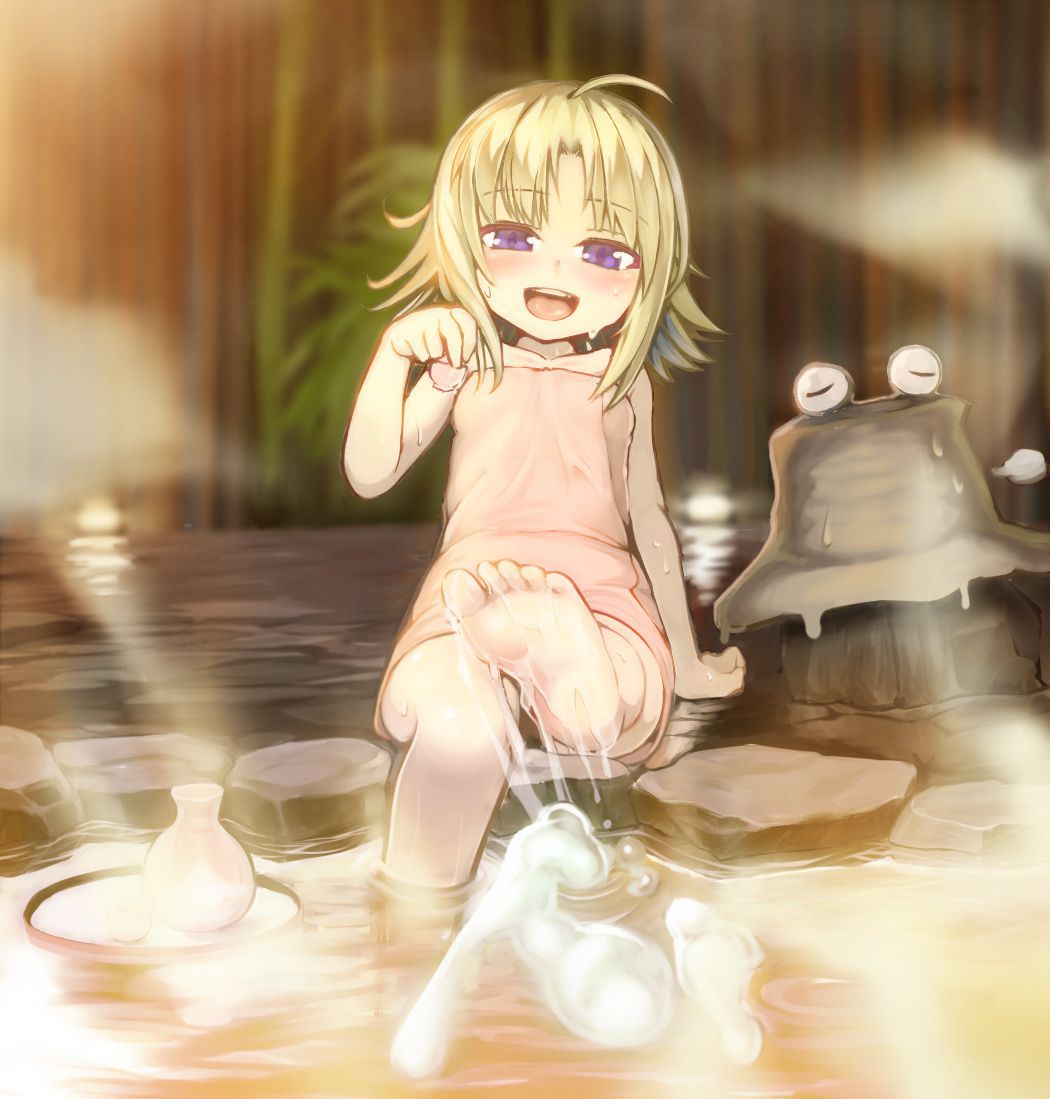 Cute Loli girl, the figure is enjoying the legal exposure in the bath or a kinky or innocent... 15