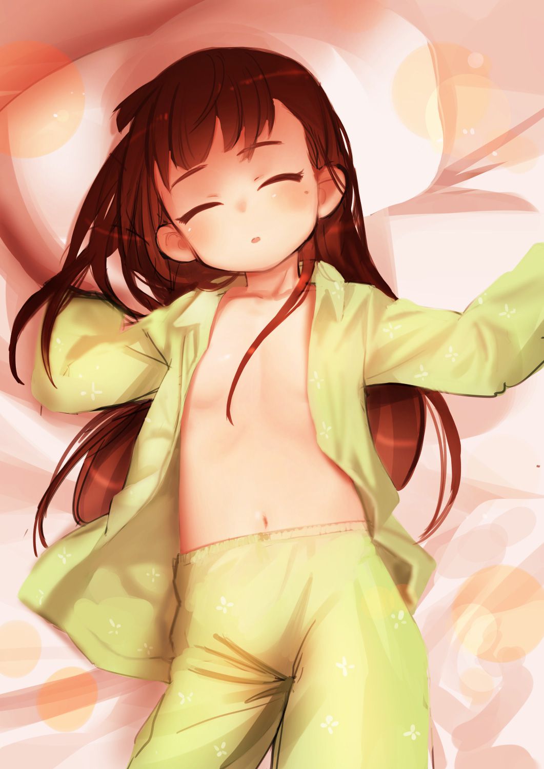 [Pajamaroli] The image that comes to tempt only pajamas in the feeling that I do not sleep tonight girl is dangerous loli look before going to bed! 36