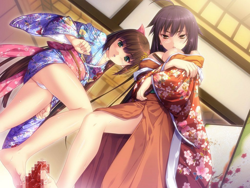 I'm excited about the lewd image of a girl or a miko-san kimono girl, please. 10