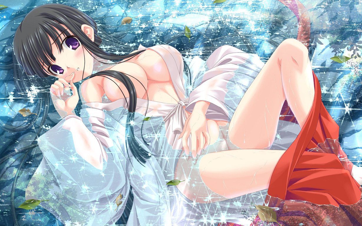 I'm excited about the lewd image of a girl or a miko-san kimono girl, please. 12