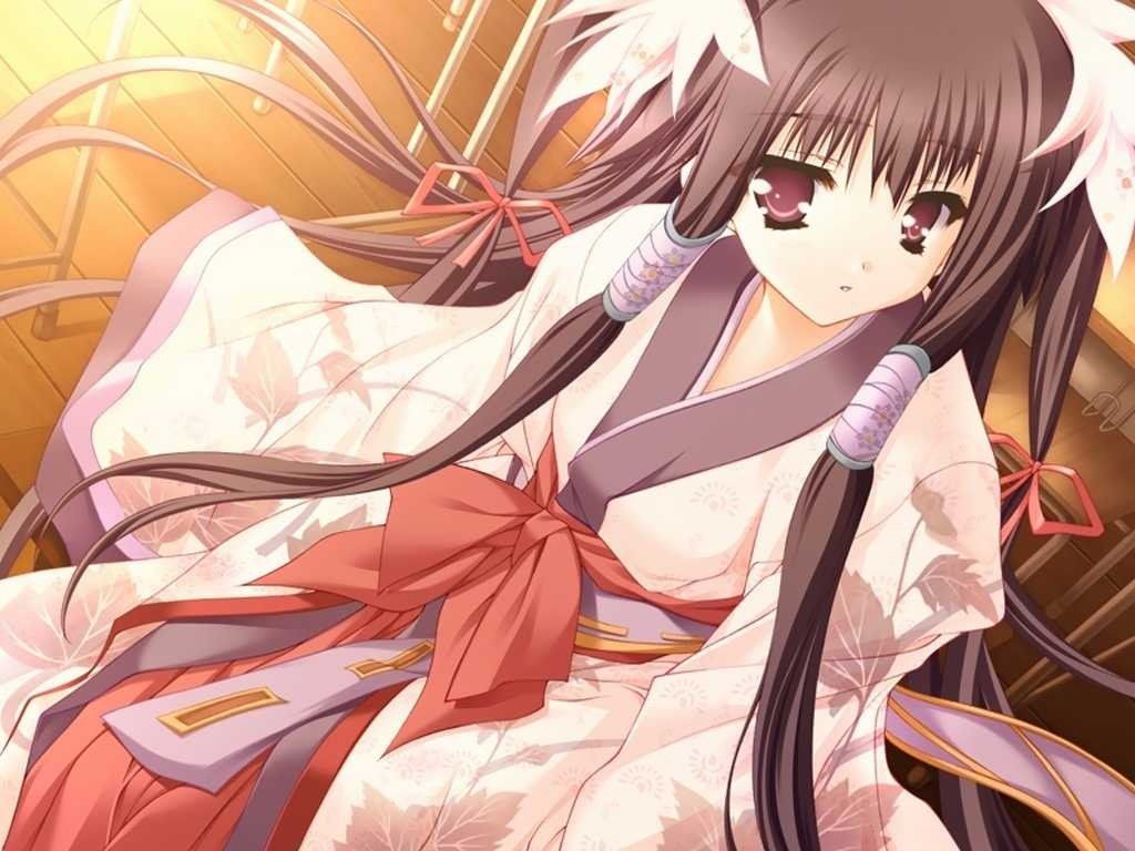 I'm excited about the lewd image of a girl or a miko-san kimono girl, please. 13