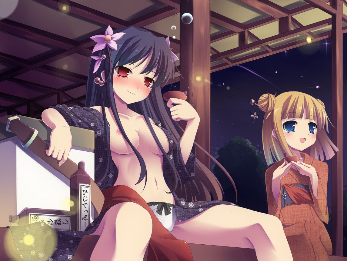 I'm excited about the lewd image of a girl or a miko-san kimono girl, please. 4