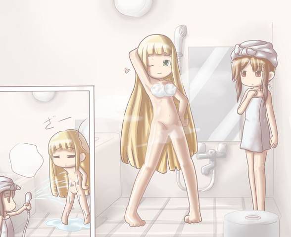 [Shower scene] sweat season, Lori Shawashi scene is the best to freshen up sweating in the shower Loli girl! 9