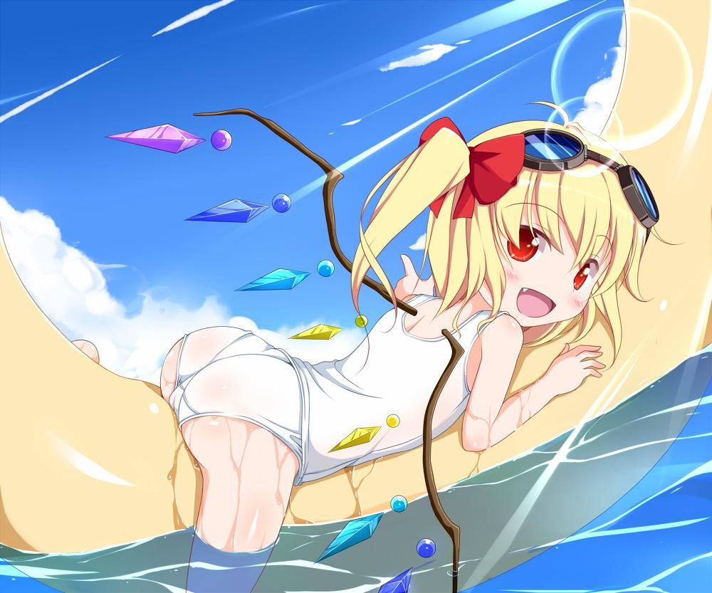 [Fran-chan] I want to seated to the thin Lolita hips of the Touhou project blonde lori sister Frandol Scarlet Chan! 14