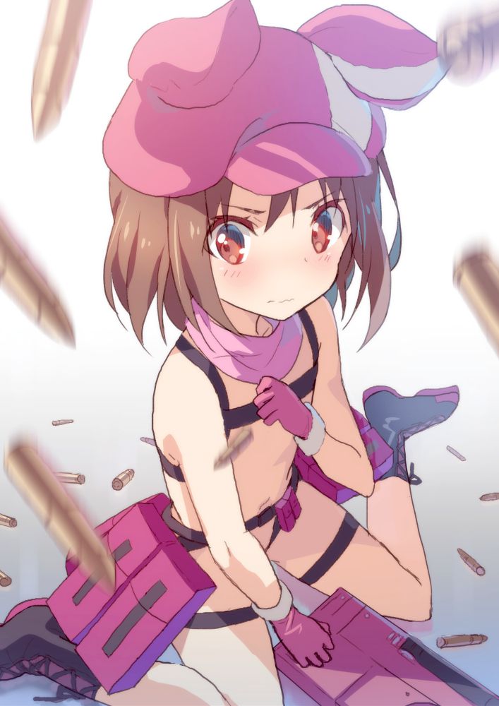 [SAOAGGO] Cute girl ren chan in Pink (SAO alternative gun Gale online) Photo gallery! 27