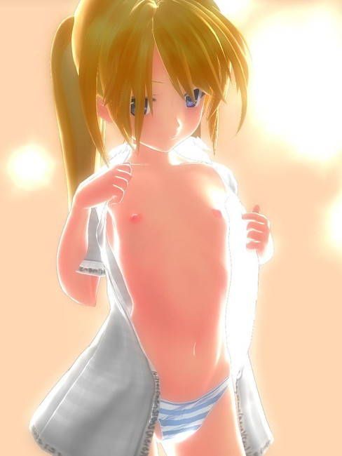 [Striped Panloli girl] eyes and healing of the heart Lori Girl's striped underwear! Underwear image of Lori Girl who is wearing a striped panties seems to be unexpectedly! 3