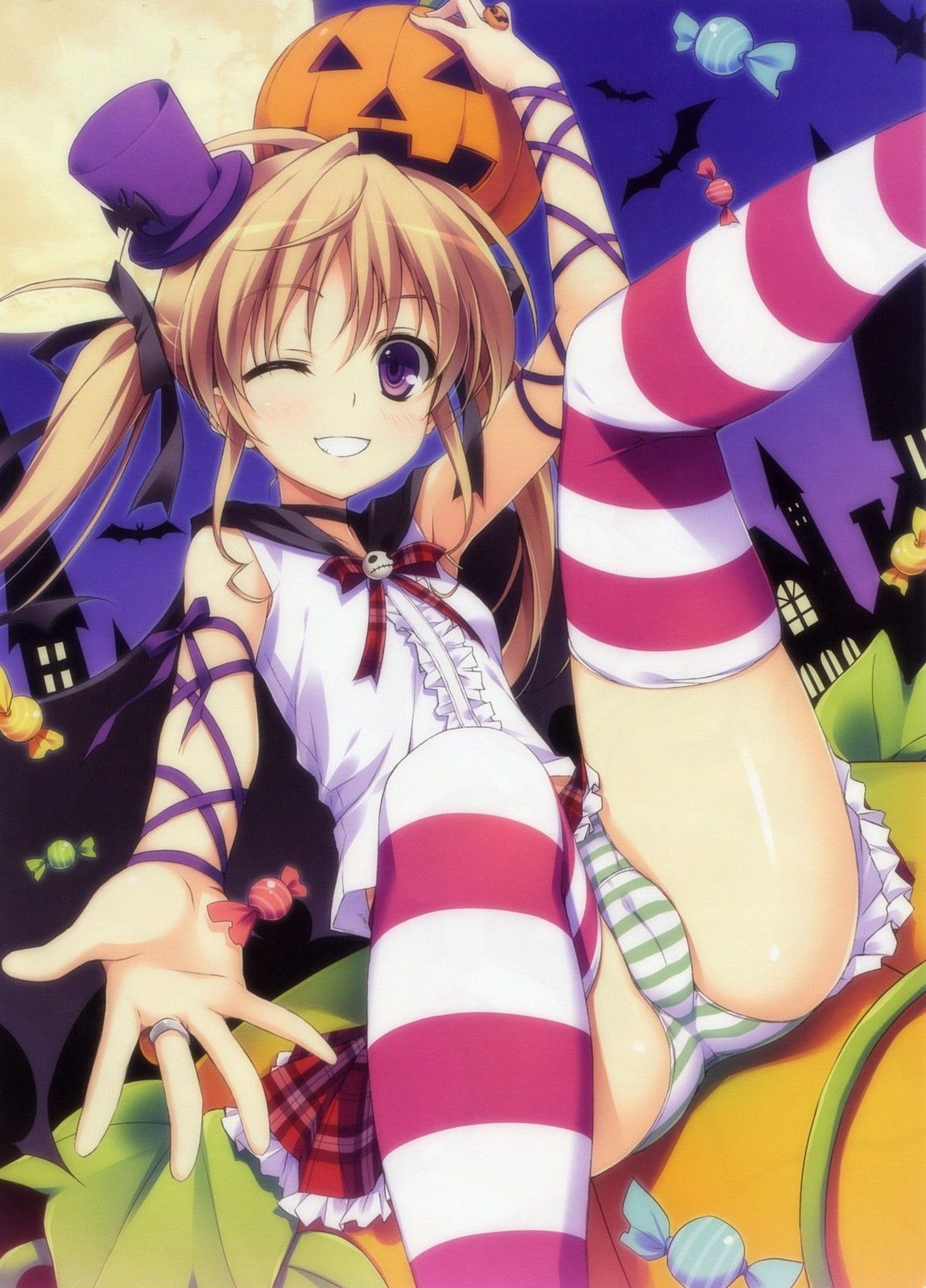 [Striped Panloli girl] eyes and healing of the heart Lori Girl's striped underwear! Underwear image of Lori Girl who is wearing a striped panties seems to be unexpectedly! 36