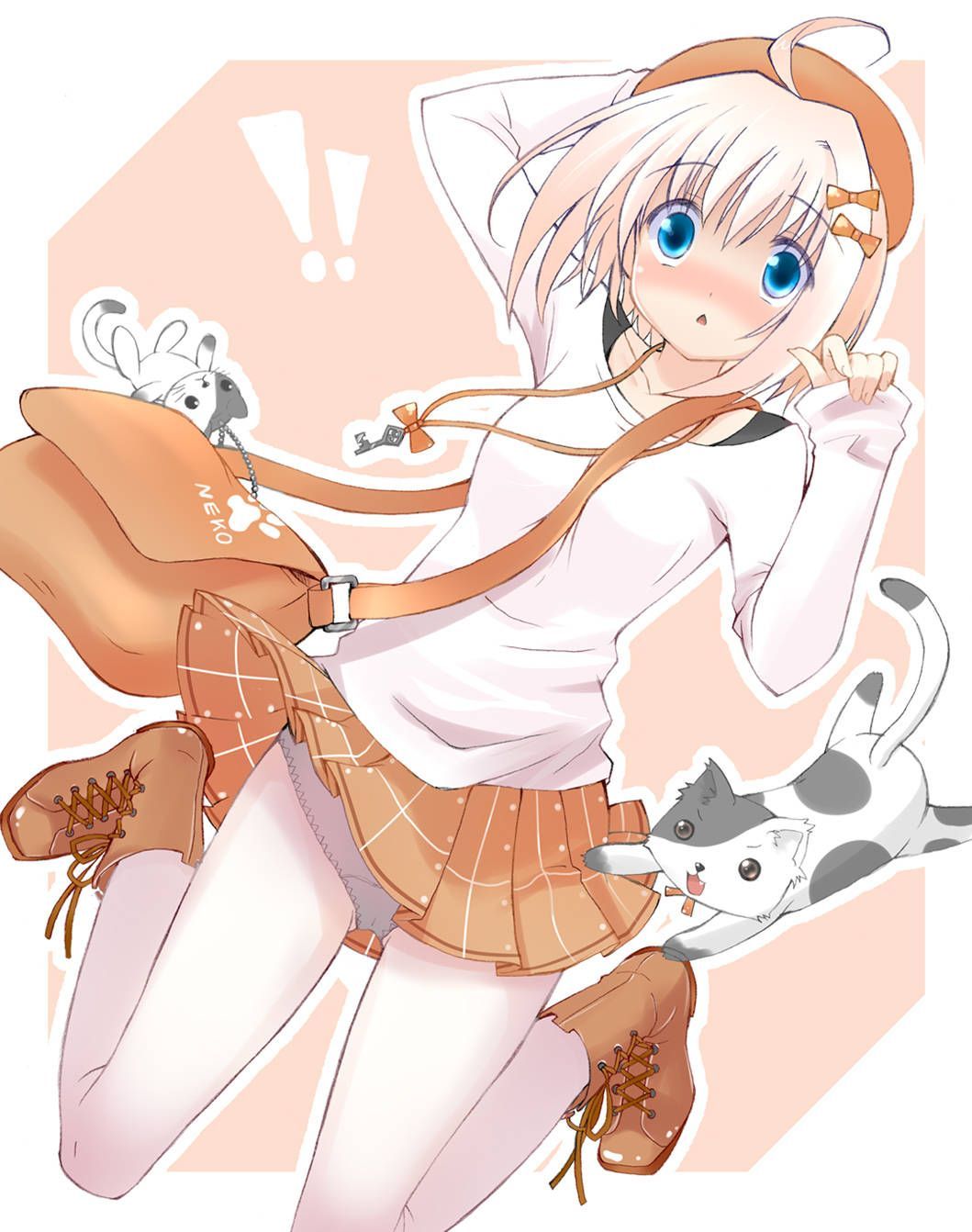 [White Tytloli] I want to enjoy sheer girls shorts in the back of the girl and her cute white tights figure even if it is a little off season! 29