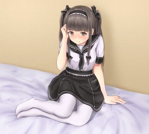 [White Tytloli] I want to enjoy sheer girls shorts in the back of the girl and her cute white tights figure even if it is a little off season! 4