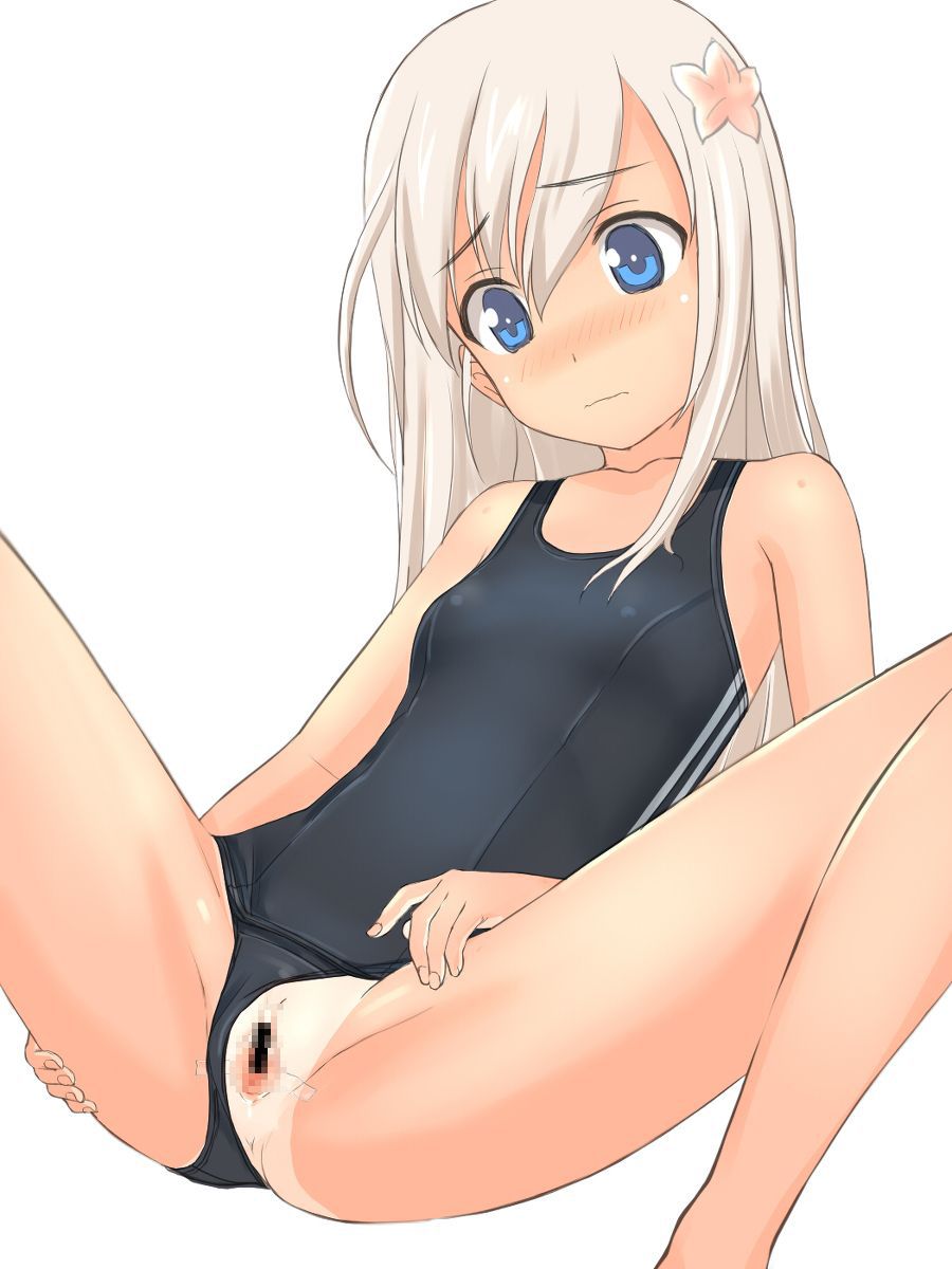 [Show Sukumizu man] Loli girl is summer-like Sukumizu swimsuit but I show provocation lori erotic image that comes to provoke by showing the crotch cloth stagger! 13