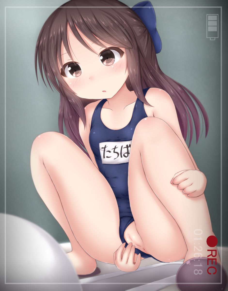[Show Sukumizu man] Loli girl is summer-like Sukumizu swimsuit but I show provocation lori erotic image that comes to provoke by showing the crotch cloth stagger! 32