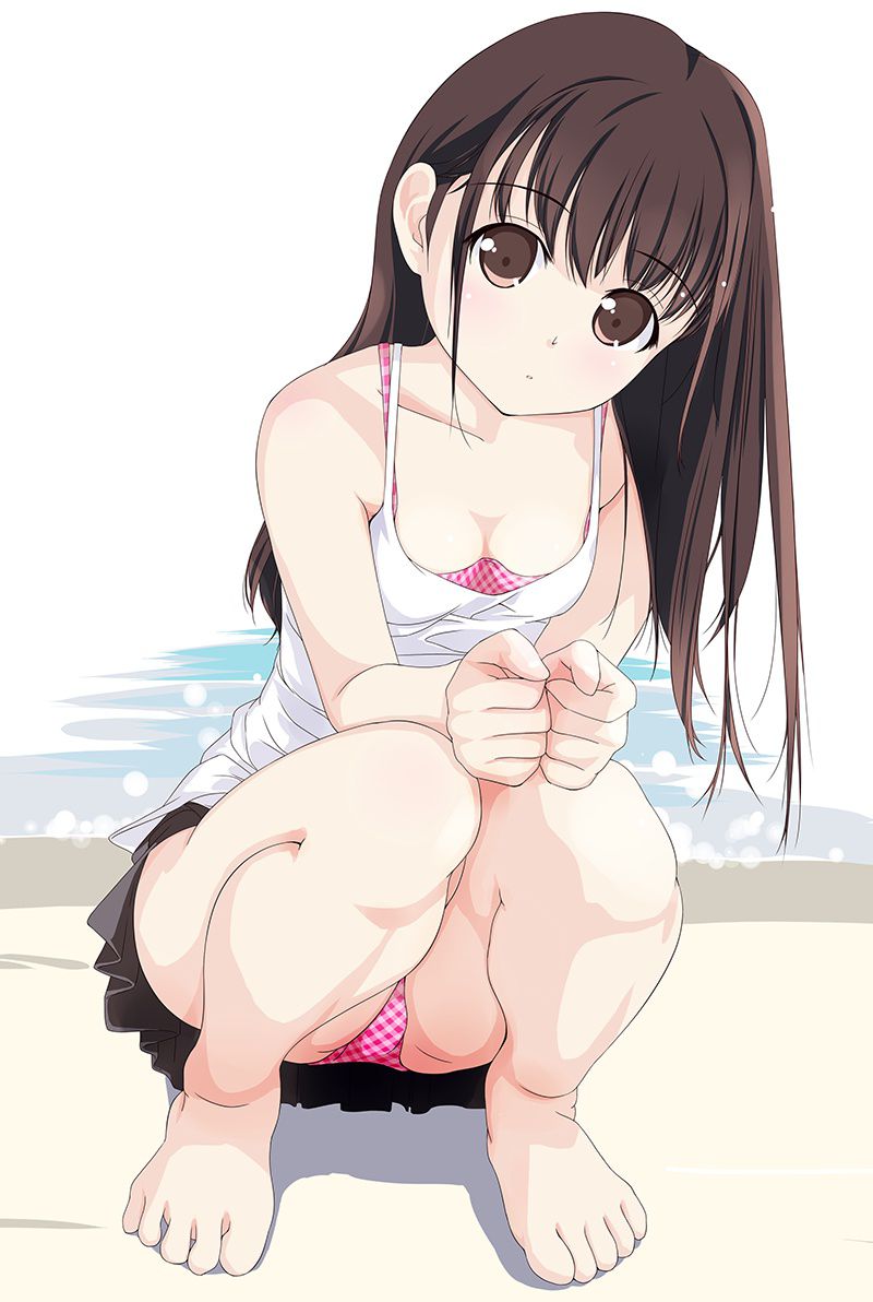 [Lori Crouching underwear] lucky lewd girl pants that would be crouching underwear lightly dressed in the summertime is happy in full view! 19