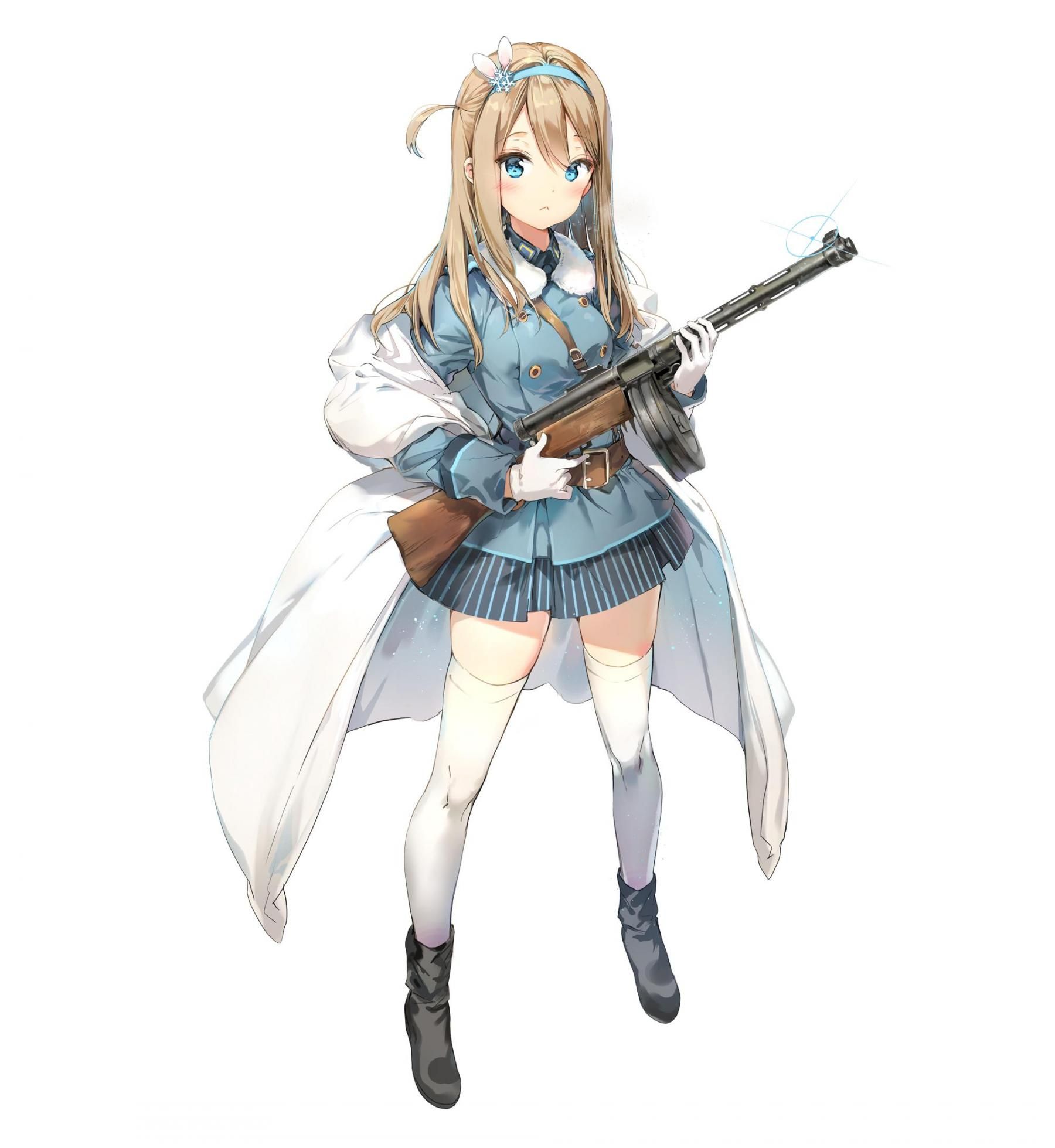 Secondary image of a pretty girl with a firearm, etc. 5 [non-erotic] 24