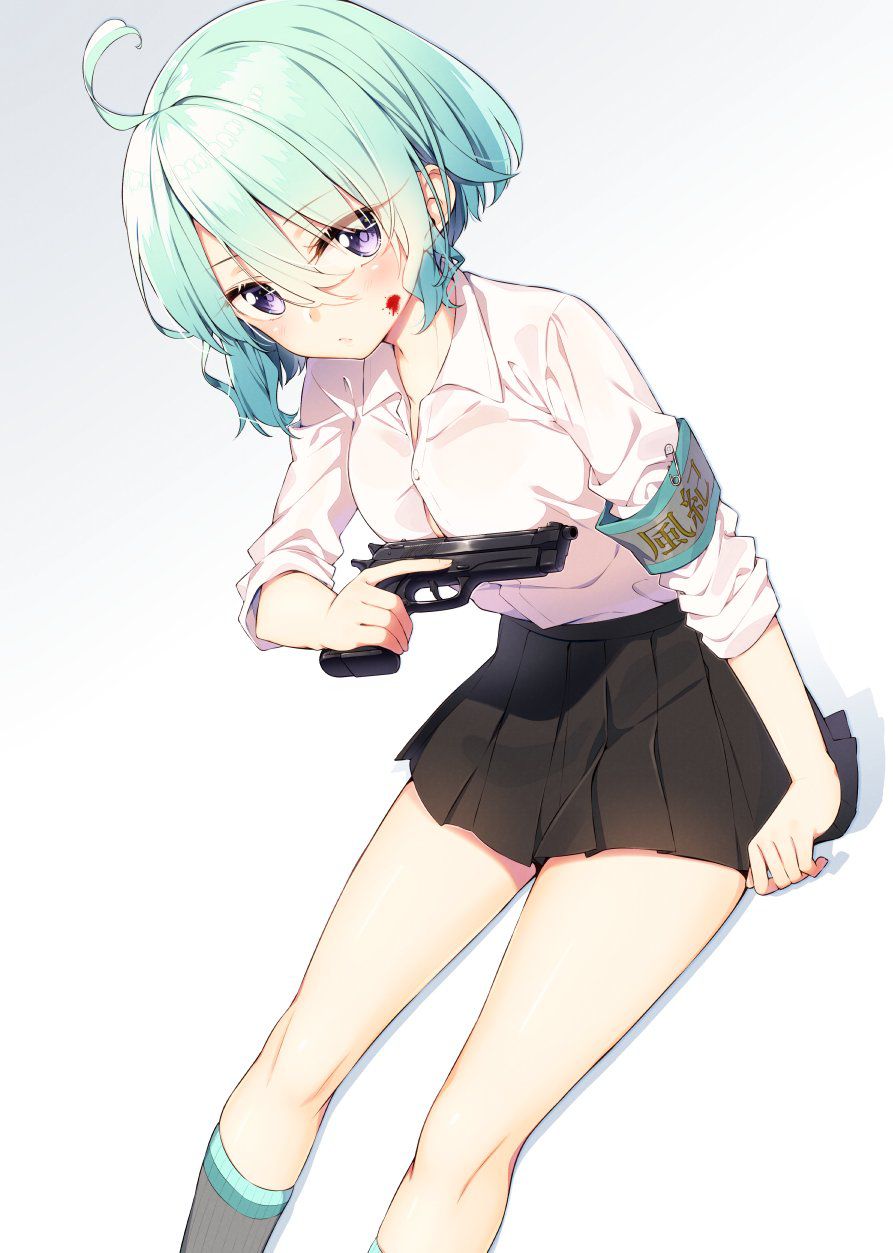 Secondary image of a pretty girl with a firearm, etc. 5 [non-erotic] 30
