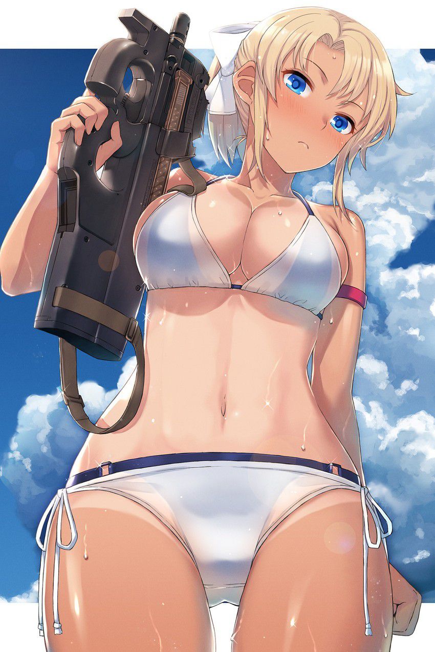 Secondary image of a pretty girl with a firearm, etc. 5 [non-erotic] 35