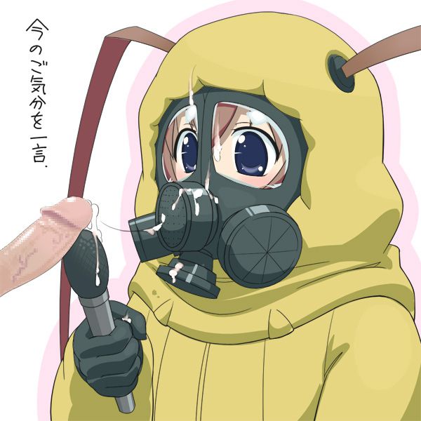 I'm excited about a girl who wears a two-dimensional gas mask. 50 photos 22