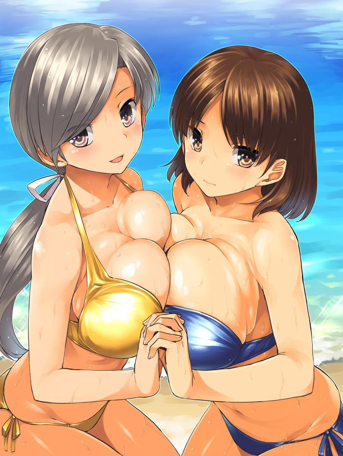 Eggtsu! Eggtsu! Also viewed in the second beautiful girl swimsuit becomes, partially乗ri切rou this hot summer!!! 11