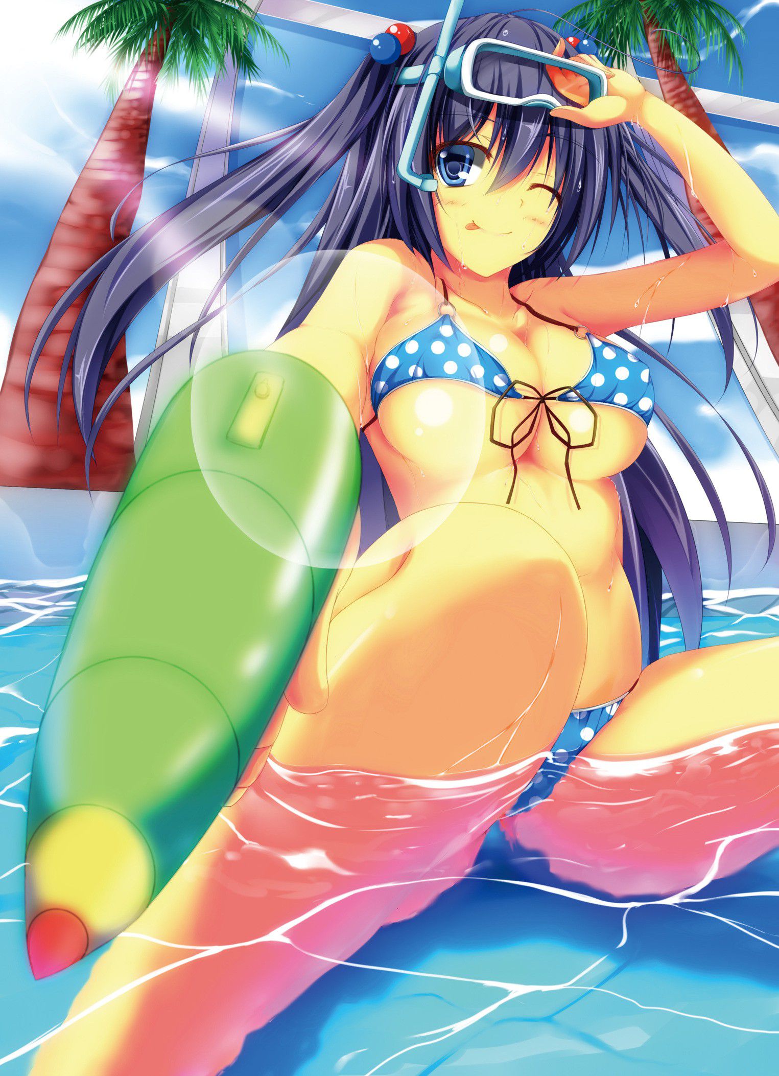 Eggtsu! Eggtsu! Also viewed in the second beautiful girl swimsuit becomes, partially乗ri切rou this hot summer!!! 37